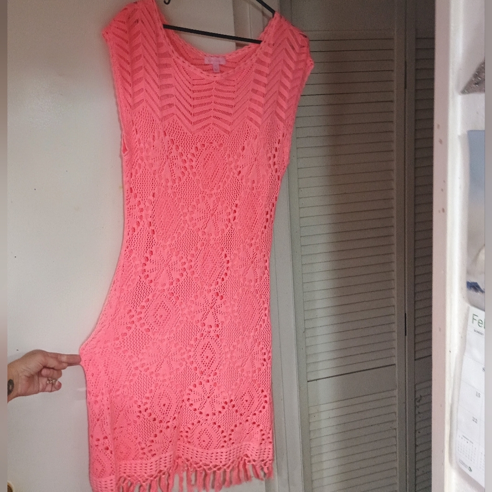 Lilly Pulitzer Coral Knit Top